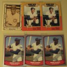 6 Ernie Banks baseball cards, various brands & years, NM/M Chicago Cubs