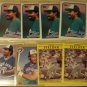 8 Cecil Fielder baseball cards, Fleer, Topps Upper Deck, NM/M