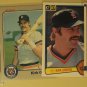 4 Kirk Gibson baseball cards, Fleer, Donruss, Detroit Tigers