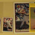 6 Mark Grace baseball cards, Fleer, Score, Topps, Bowman, NM/M