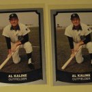 Two (2) 1988 Baseball Legends Al Kaline baseball card #104, NM, Detroit Tigers