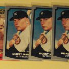 6 Mickey Mantle baseball cards, Baseball Legends & Immortals, NM/M, New York Yankees