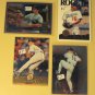 4 Hideo Nomo baseball cards, Topps, Pinnacle, Score, NM/M