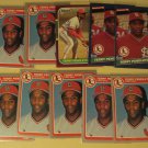 10 Terry Pendleton baseball cards, Fleer. Donruss, NM/M, St. Louis Cardinals