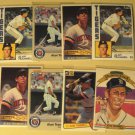 8 Alan Trammell baseball cards, Donruss, Fleer, Topps, NM/M