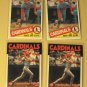 4 Andy Van Slyke baseball cards, 1985 & 1986 Topps, NM/M