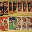 17 Todd Zeile baseball cards, Donruss, Upper deck, Fleer, Topps,  NM/M