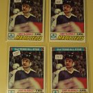 Four (4) 1977/78 Topps Lanny McDonald Hockey card #110, Toronto Maple leafs