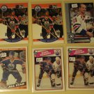 6 Mark Messier Hockey cards, Topps, Pro Set, Upper deck, NM/M