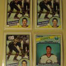 4 Dave Andreychuk Hockey cards, Topps, OPC. NM