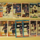 17 Denis Potvin Hockey cards, Topps, various years