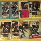 8 Darryl Sittler Hockey cards, Topps, various years