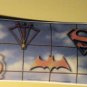 Legends of the DC Universe promo border paper stickers (17" x 5"), COMPLETE ROLL! Unused