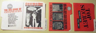 Paradox Press (DC Comics) Big Book of Conspiracies mini file folder promo