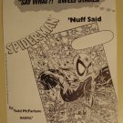 Marvel Comics Spider-Man (spiderman) sweepstakes entry form flyer. 1990