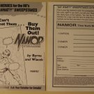 Marvel Comics Namor the Sub-Mariner sweepstakes entry form flyer. 1990