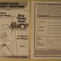 Marvel Comics Namor the Sub-Mariner sweepstakes entry form flyer. 1990