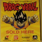 DragonBall Z sold here window door sign sticker decal, 5" x 5.5"