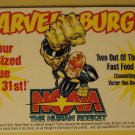 Marvel Comics Marvel Burger promo promotional coupon for Nova #1, 1999