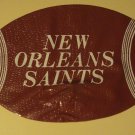 New Orleans Saints NFL football inflatable mini-football, unlicensed, 7.5" long