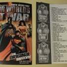 2001 DC Comics promo promotional checklist card Our Worlds at War Superman Batman JLA