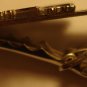 Regal looking shield style crest silver colored tie clip, beautiful condition