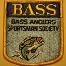 Bass Anglers Sportsman Society cloth sew-on patch, never used, perfect! Fishing fisherman