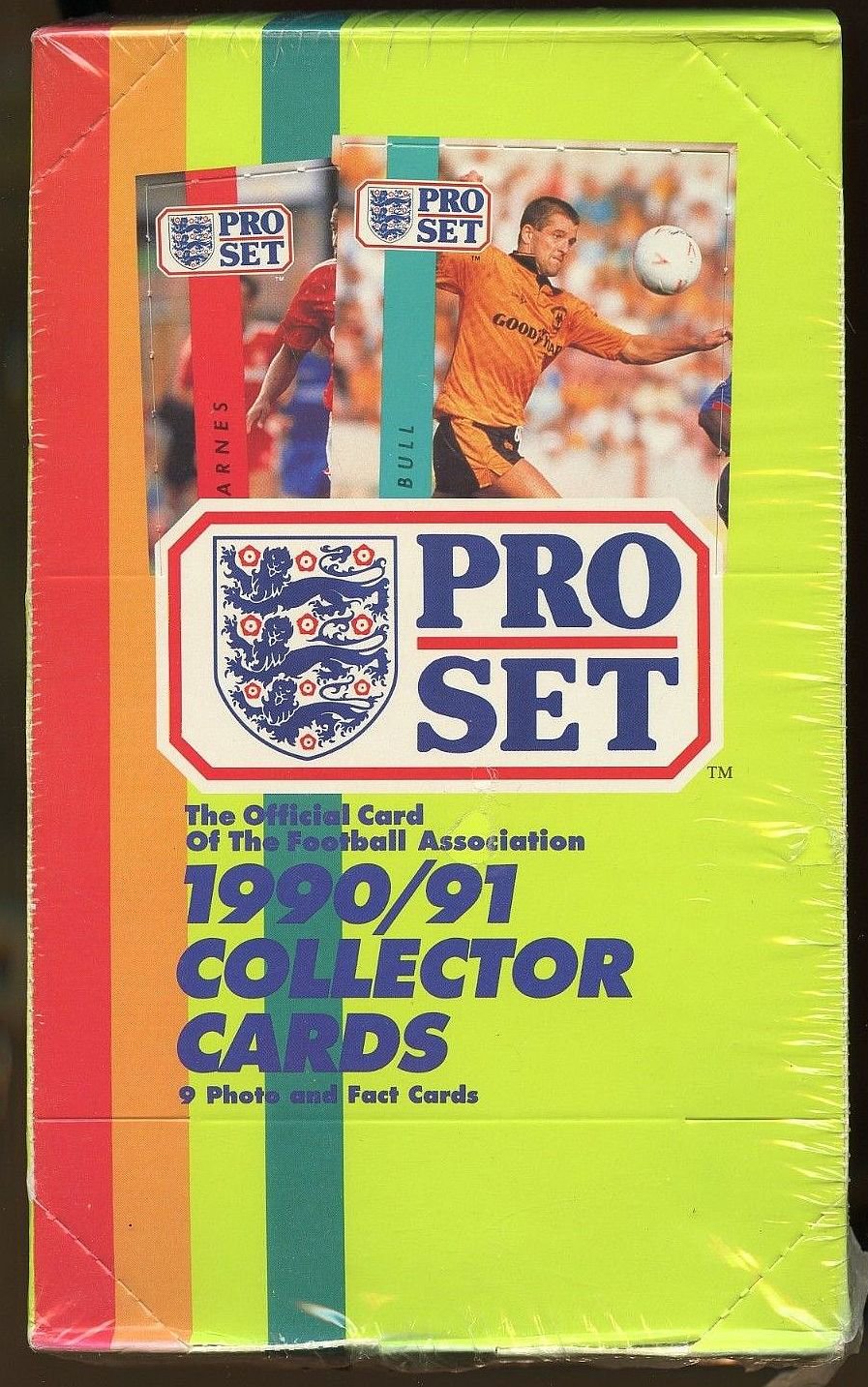 1990 / 1991 Pro Set Soccer (football) cards, never opened, MINT, 48