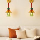 blown glass wall sconce set of 2, handmade wall sconce , pyrex wall sconce