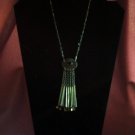 1970's inspired metal link necklace.