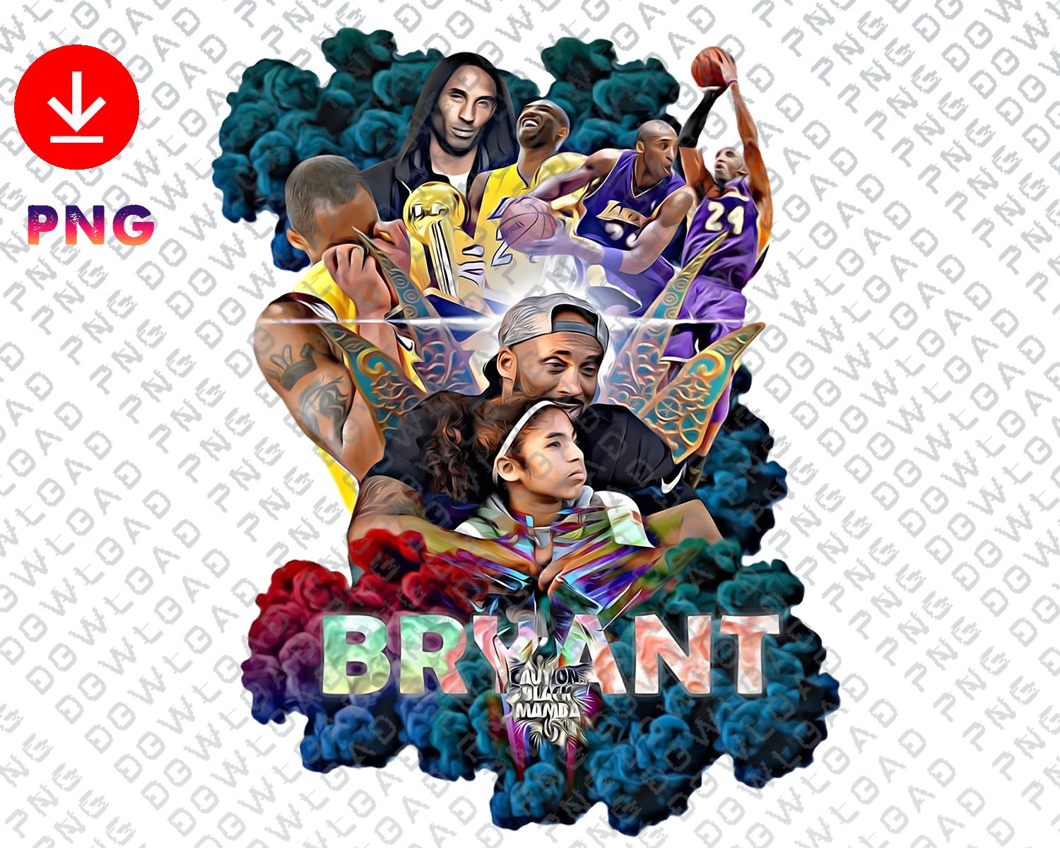 Kobe Bryant prints T-Shirt file digital dowload png