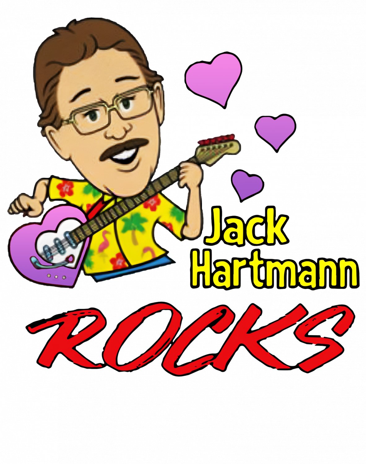 Official Jack Hartmann Rocks Shirt dowload file, Official Jack Hartmann Rocks Shirt png