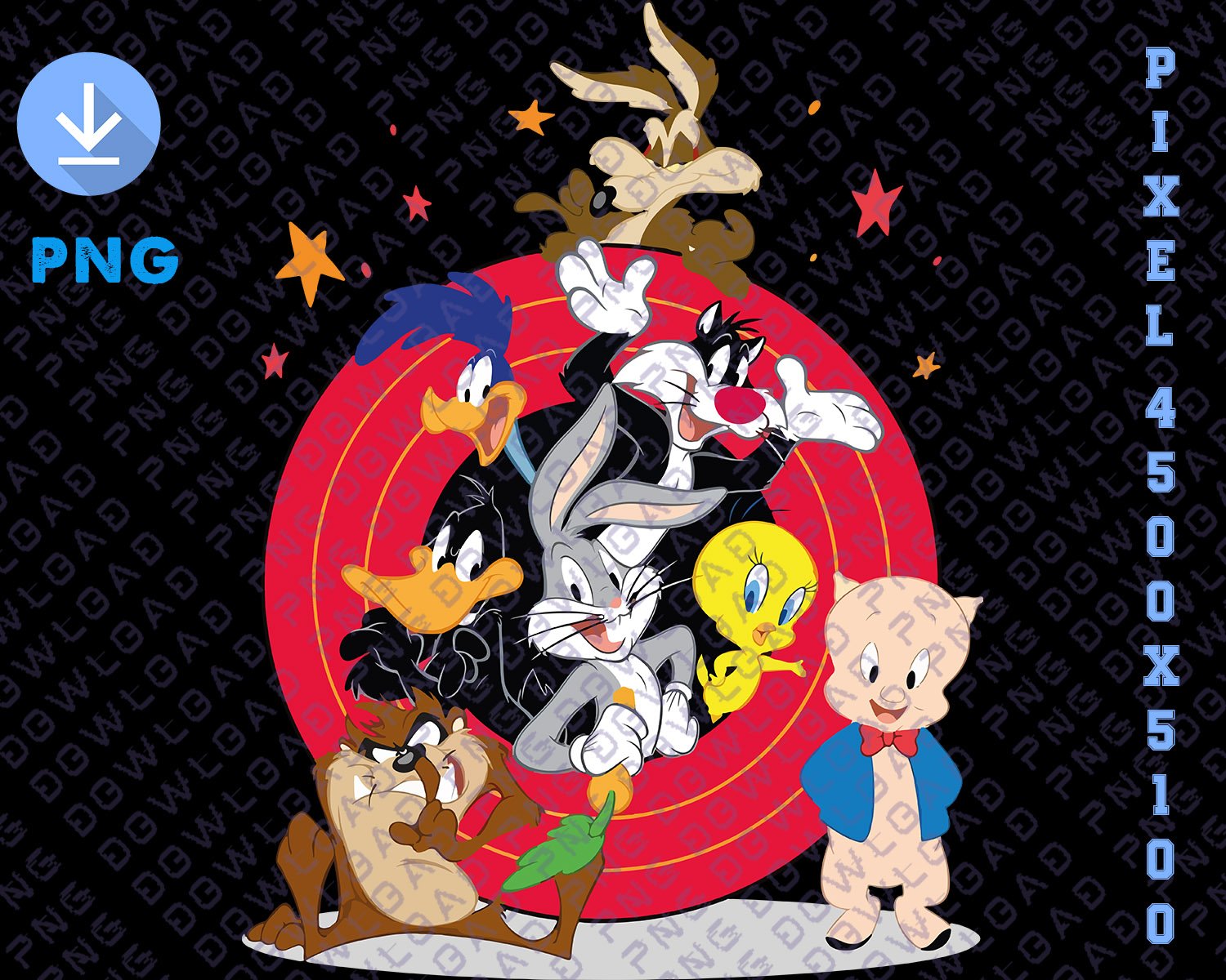 Looney Tunes Characters design file png,Looney Tunes 90's dowload png