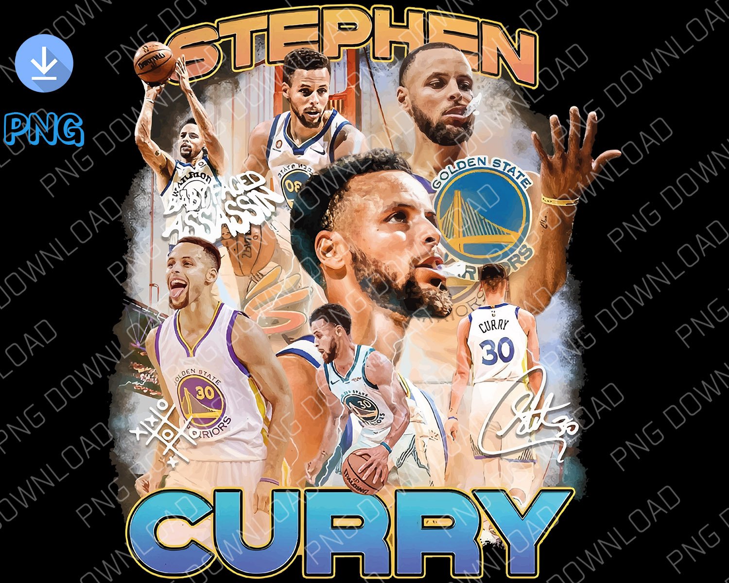 SStephen Curry - Basketball  prints dowload digital file