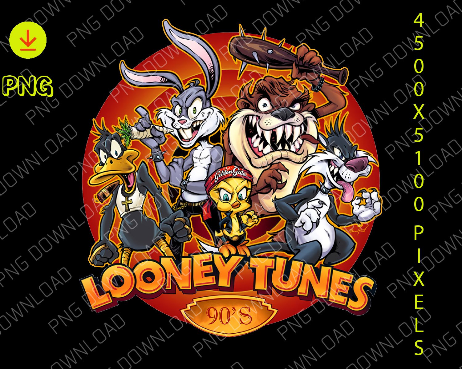 90_s looney tune dowload file png poster