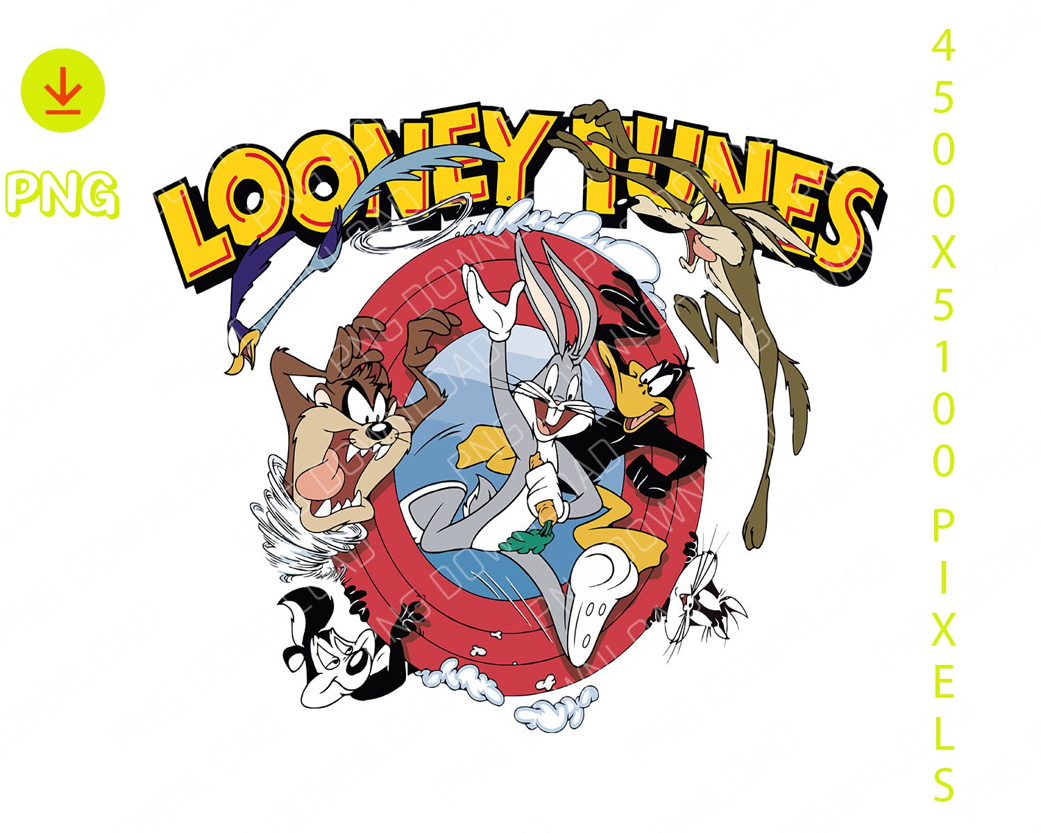 design looney tune 90_s prints dowload