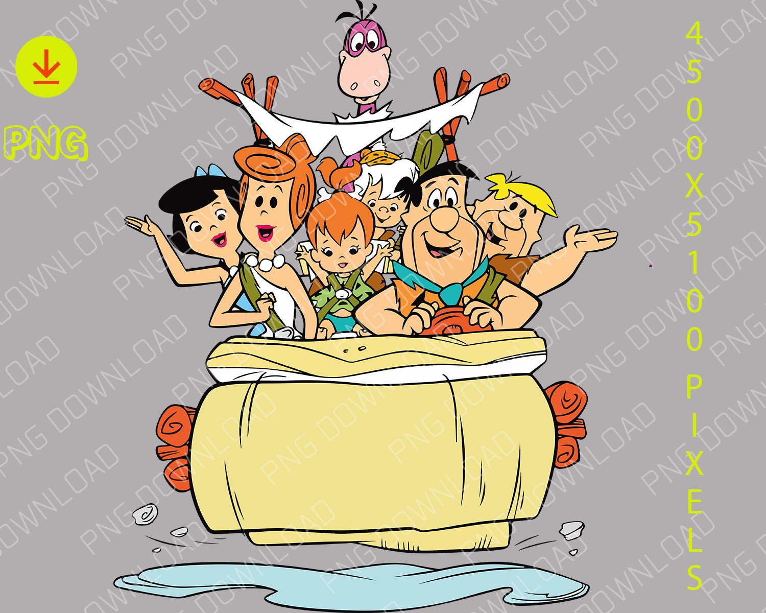 Fred Flintstone prints dowload file digital