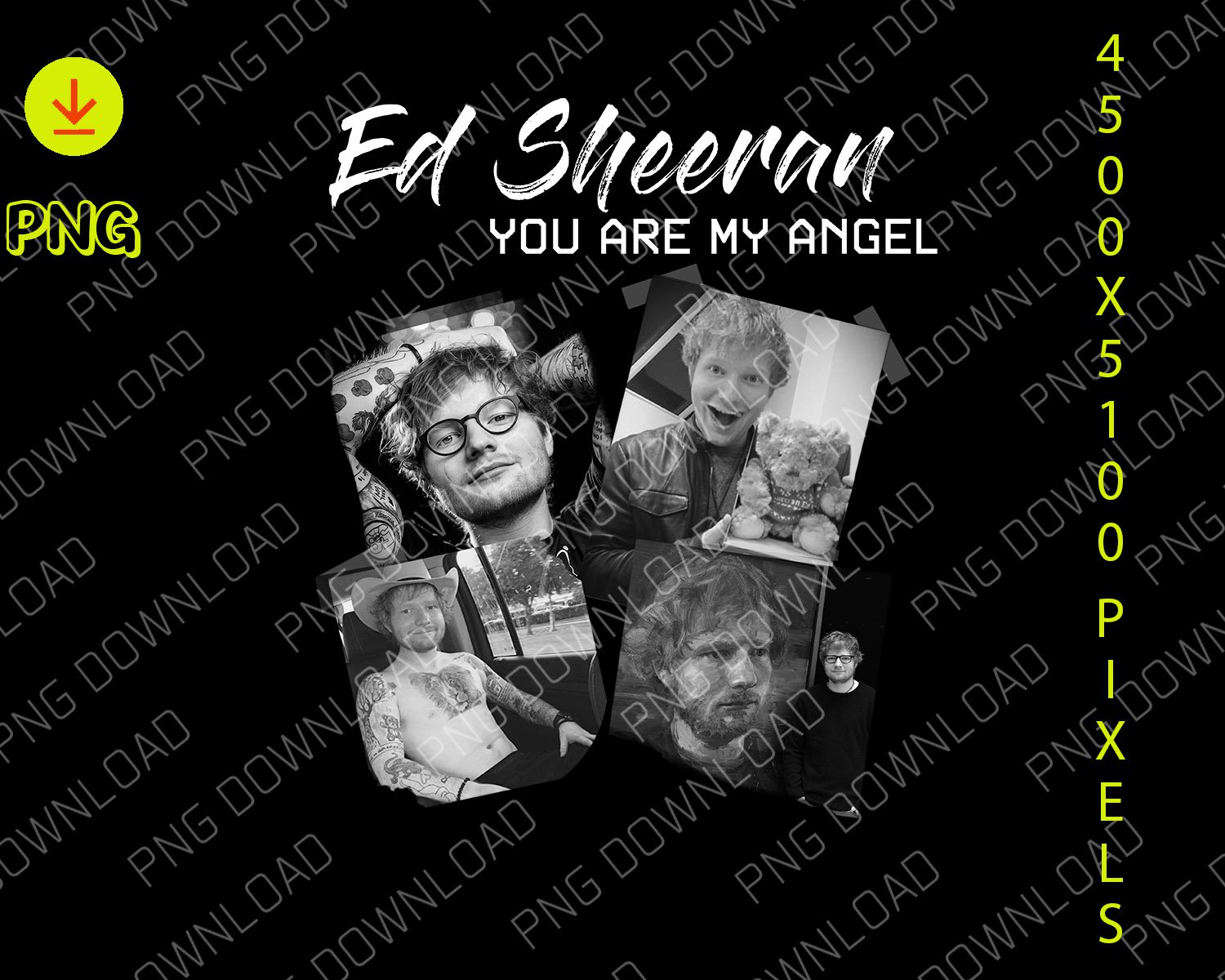 Ed Sheeran Mathematics America Tour file png dowload digital