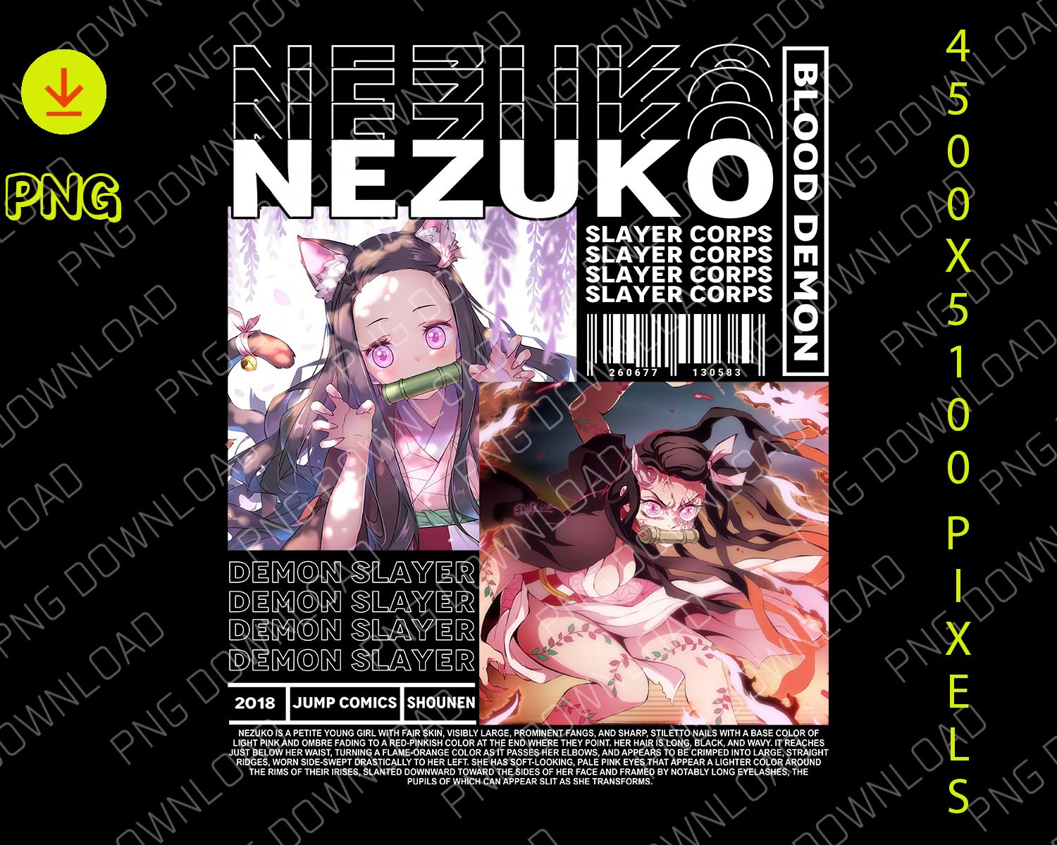 nezuko demon slayer dowload file png