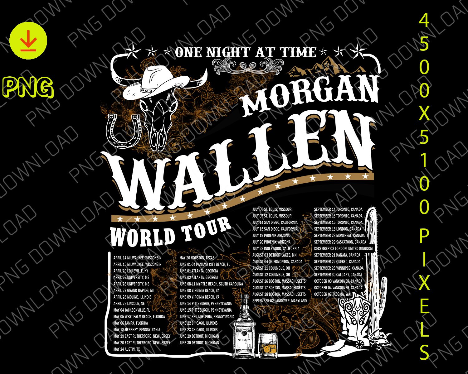 wallen music tour 2023 dowload digital file