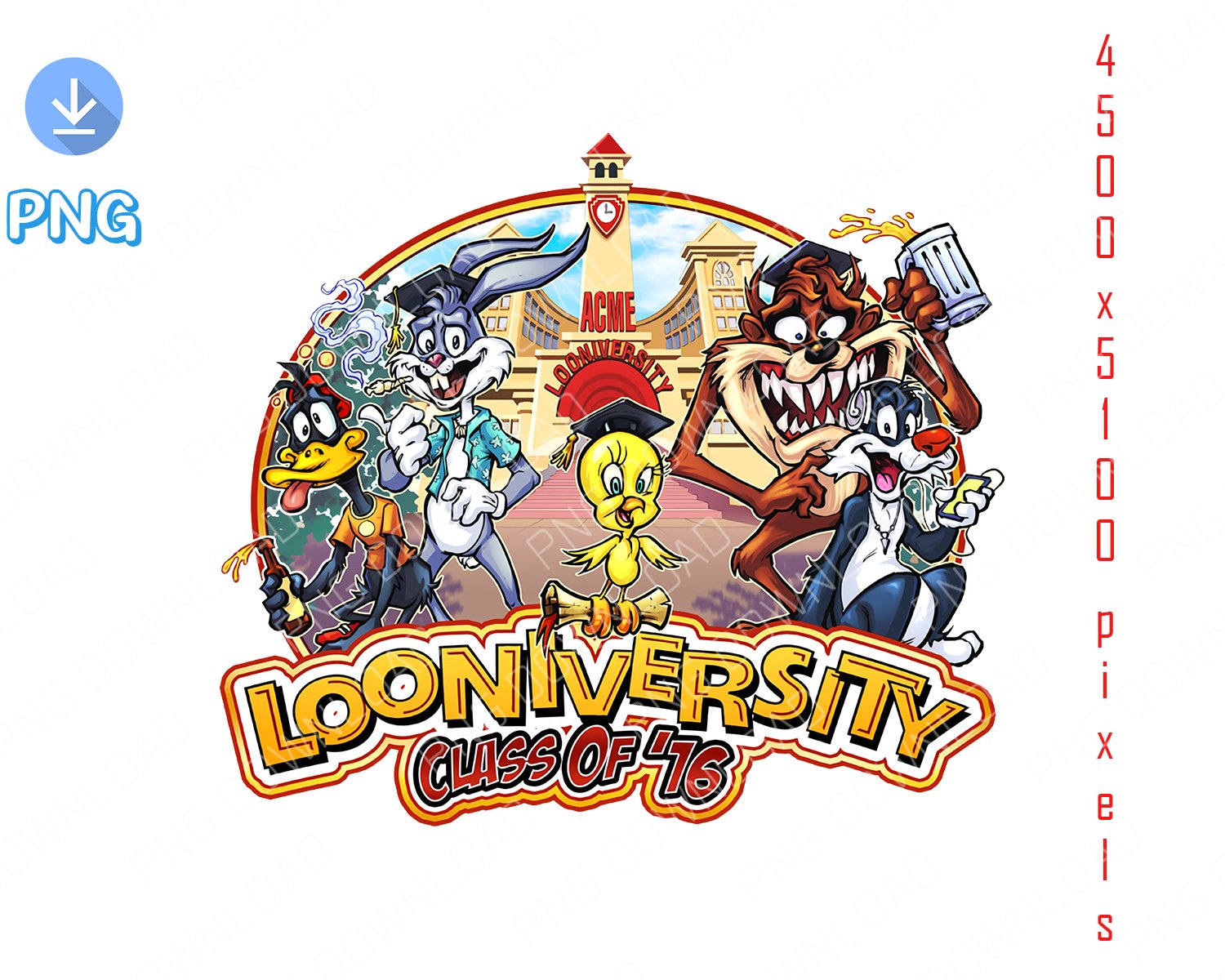 Looney University dowload file png