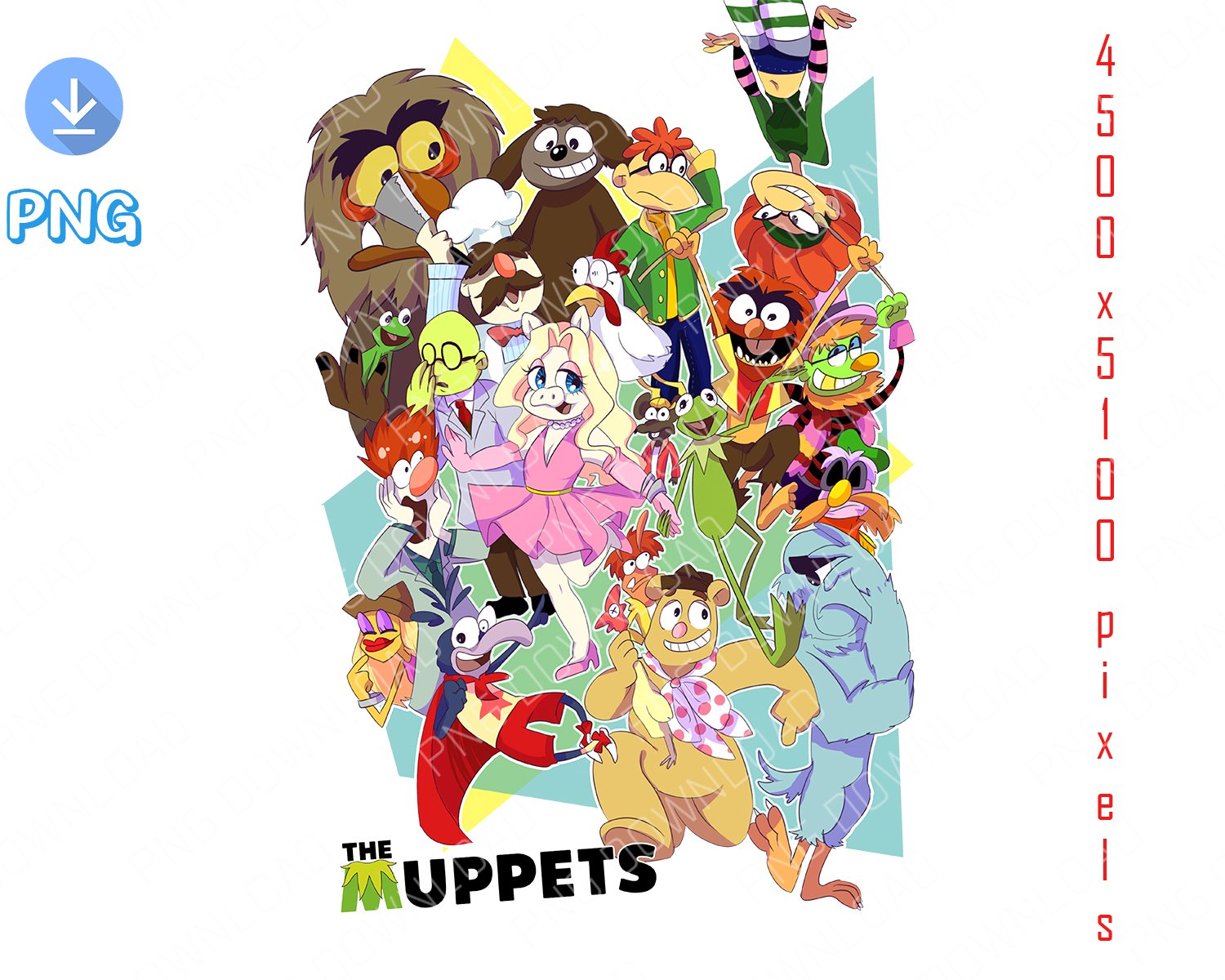 muppets prints dowload file png