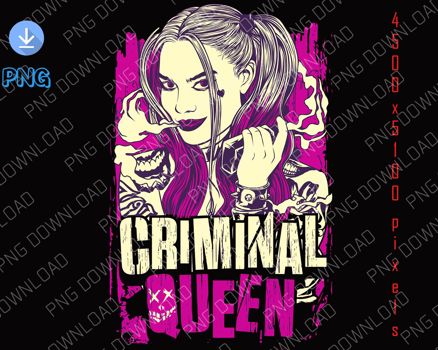 poster Harley Quinn dowload file png