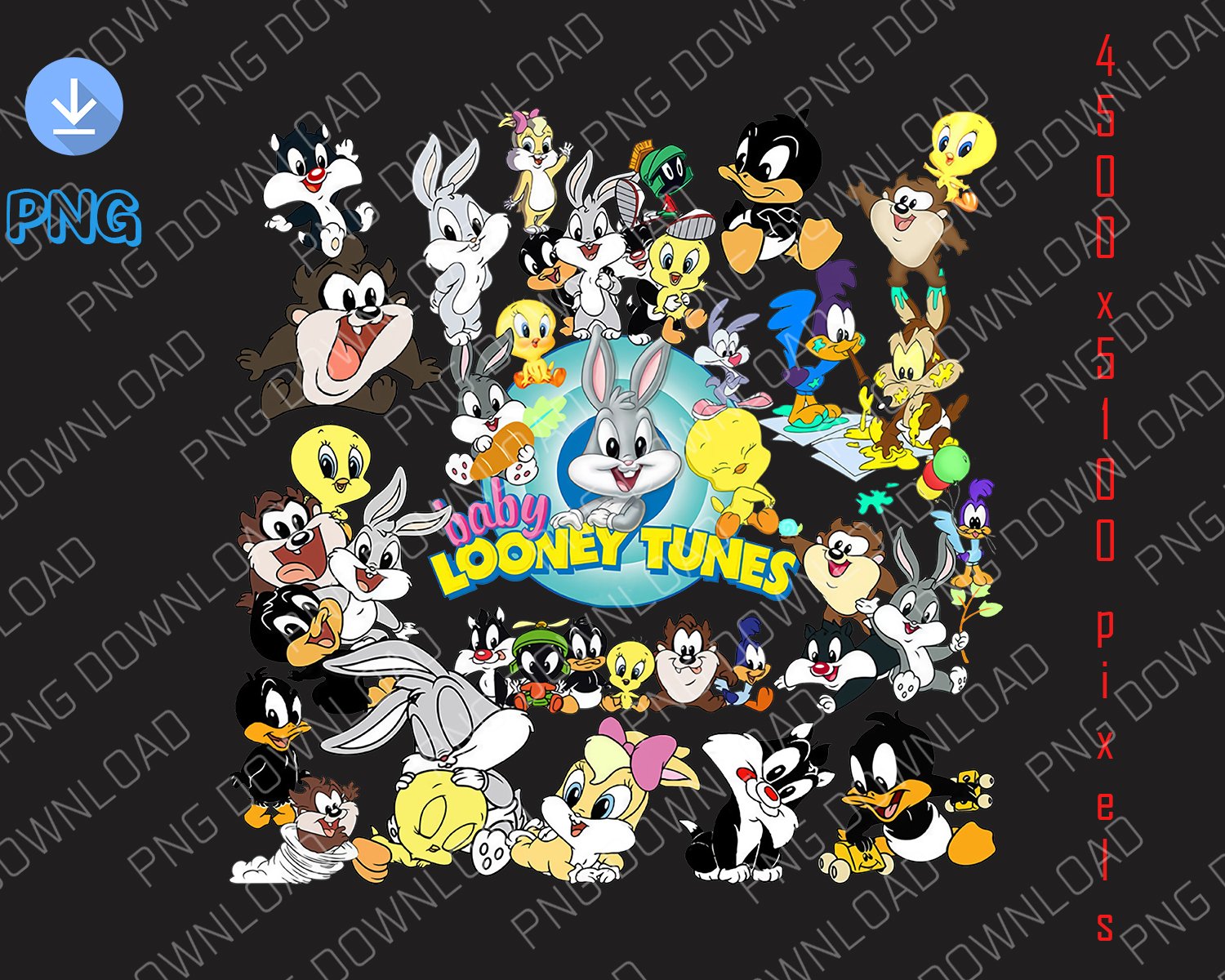 prints  Baby Looney file digital png