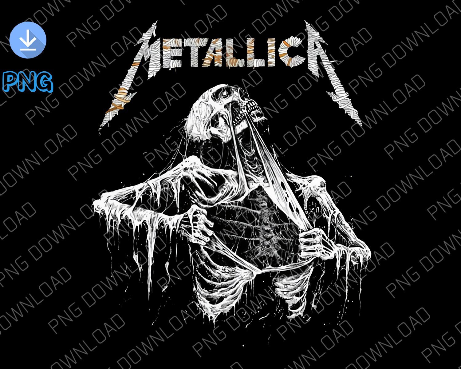 Rock poster art design dowload file png