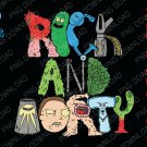 text rick and morty dowload png