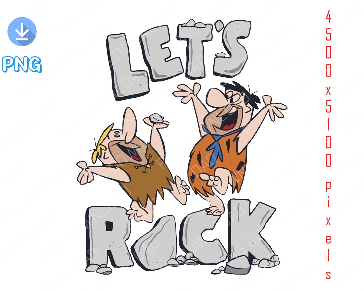 The Flintstones dowload file png sticker