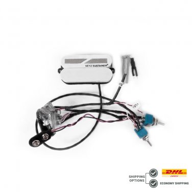 Sustainiac 3mode Seymour Duncan dimarzio schecter Ibanez pickups - White