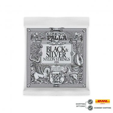 Ernie Ball - Ernesto Palla Black & Silver Nylon Strings