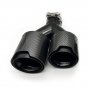 BMW Dual Black Carbon Fiber Car Exhaust Tailpipe